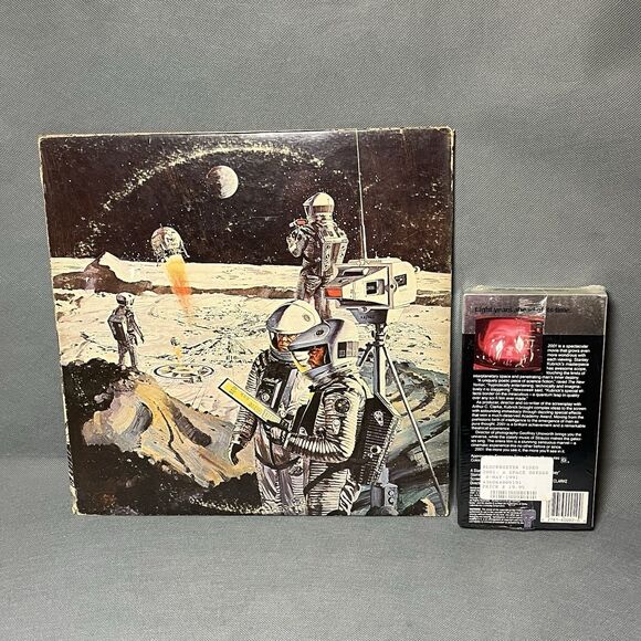 2001 A Space Odyssey Original 1968 Vinyl Record LP & Sealed VHS movie Kurbick - Picture 2 of 12